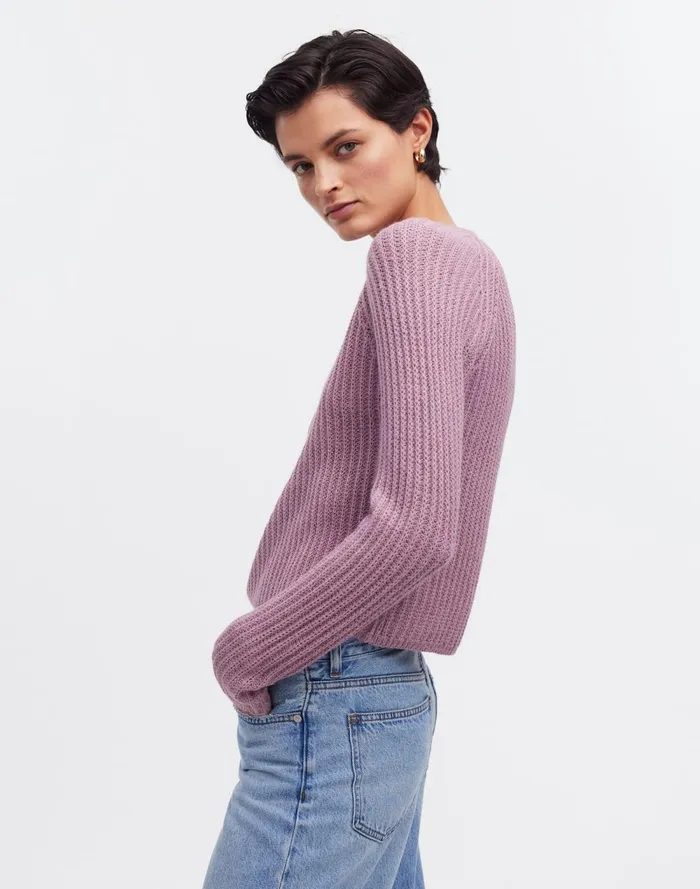 Women Sweaters Madewell Yanawara Sawika Alpaca Sweater Lilac
