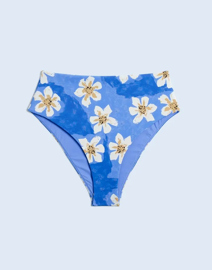 Women Swim Madewell Zulu and Zephyr Hawaii HighWaist Bikini Bottom Hawaii