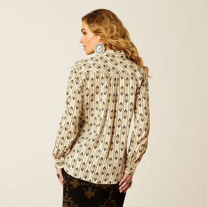 Women TShirts and Tops Ariat Billie Jean Shirt Harlowton Print Women TShirts and Tops Ariat Billie Jean Shirt Harlowton Print