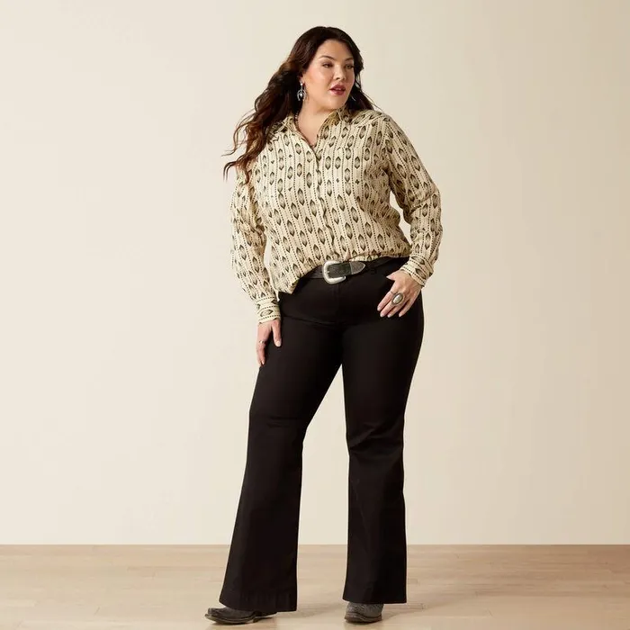 Women TShirts and Tops Ariat Billie Jean Shirt Harlowton Print Women TShirts and Tops Ariat Billie Jean Shirt Harlowton Print
