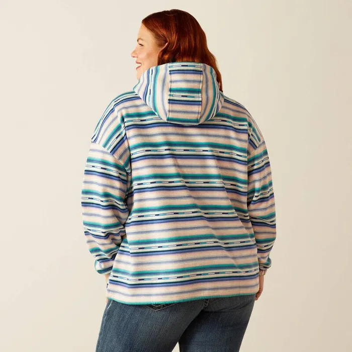 Women TShirts and Tops Ariat Essential Hoodie Stream Serape Print