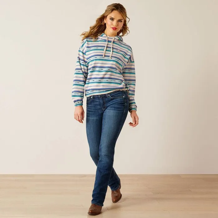 Women TShirts and Tops Ariat Essential Hoodie Stream Serape Print