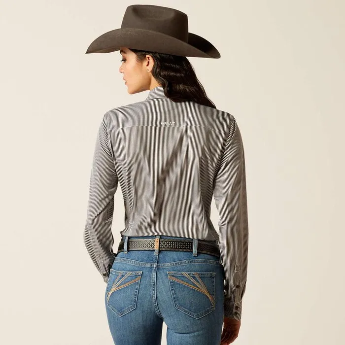 Women TShirts and Tops Ariat Kirby Pro Shirt Relicwhite Stripe
