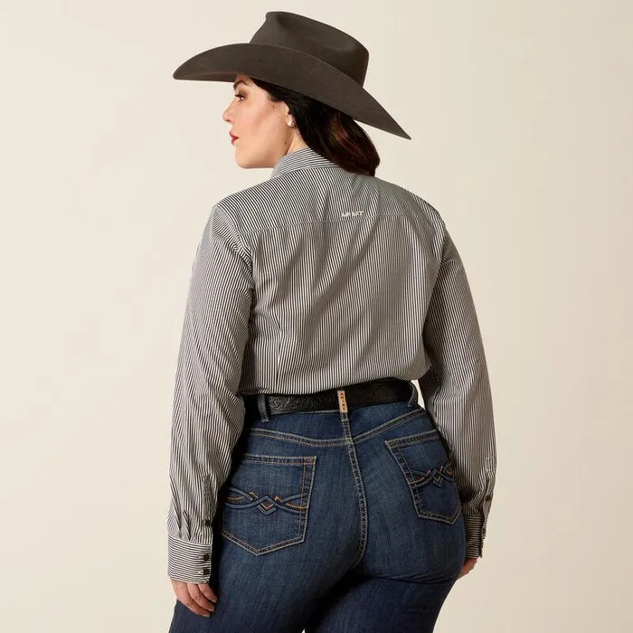 Women TShirts and Tops Ariat Kirby Pro Shirt Relicwhite Stripe