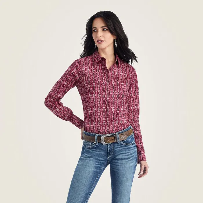 Women TShirts and Tops Ariat Kirby Stretch Shirt Alma Multi