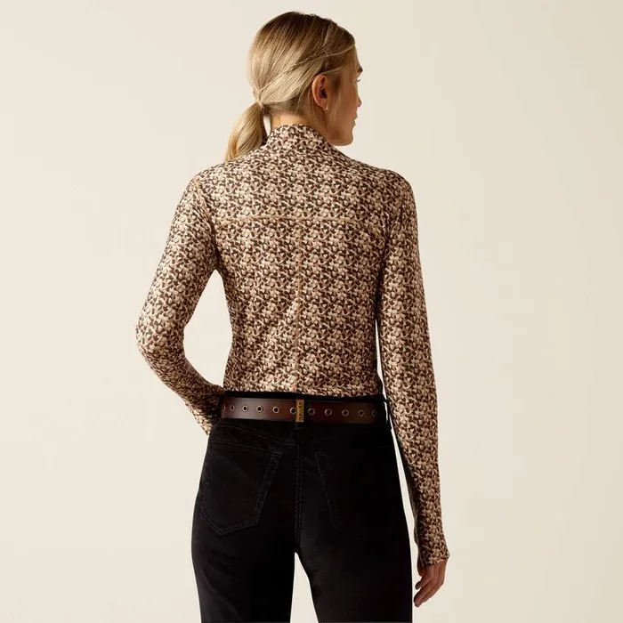Women TShirts and Tops Ariat Lowell 30 Wrap Baselayer Here Kitty