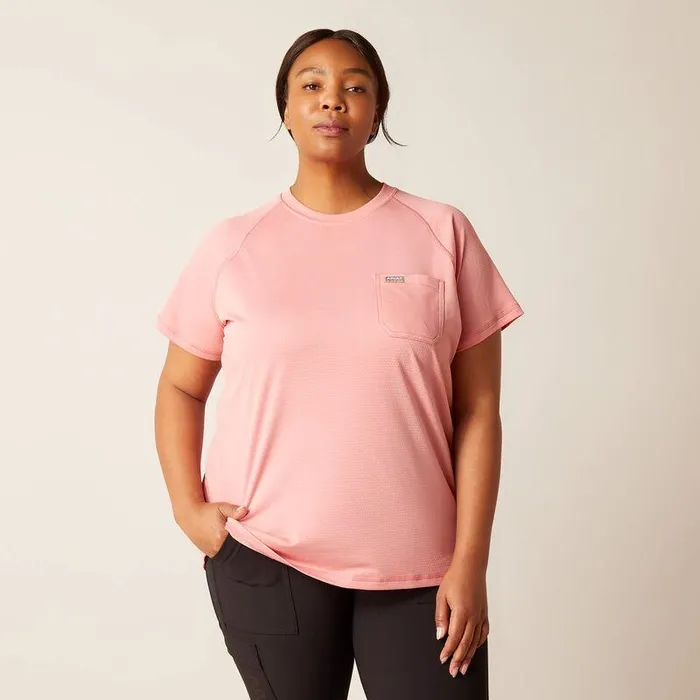 Women TShirts and Tops Ariat Rebar Heat Fighter TShirt Mauveglowsharkskin Women TShirts and Tops Ariat Rebar Heat Fighter TShirt Mauveglowsharkskin