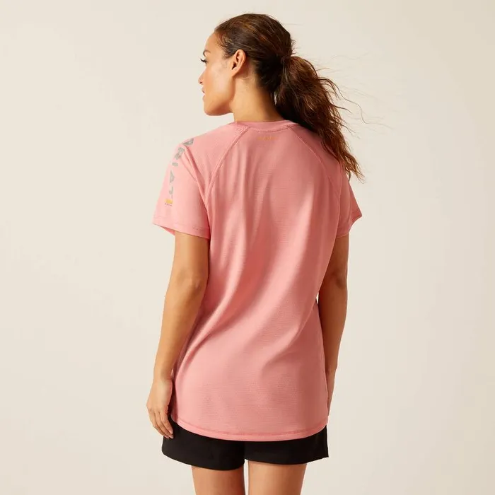 Women TShirts and Tops Ariat Rebar Heat Fighter TShirt Mauveglowsharkskin Women TShirts and Tops Ariat Rebar Heat Fighter TShirt Mauveglowsharkskin