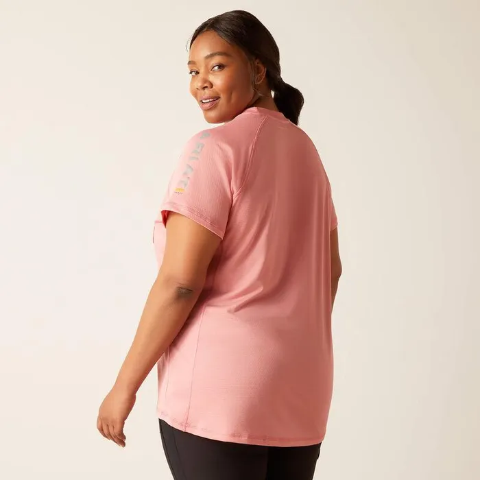 Women TShirts and Tops Ariat Rebar Heat Fighter TShirt Mauveglowsharkskin Women TShirts and Tops Ariat Rebar Heat Fighter TShirt Mauveglowsharkskin
