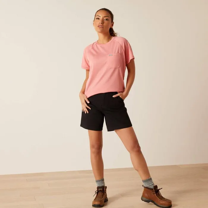 Women TShirts and Tops Ariat Rebar Heat Fighter TShirt Mauveglowsharkskin Women TShirts and Tops Ariat Rebar Heat Fighter TShirt Mauveglowsharkskin