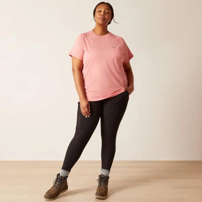 Women TShirts and Tops Ariat Rebar Heat Fighter TShirt Mauveglowsharkskin Women TShirts and Tops Ariat Rebar Heat Fighter TShirt Mauveglowsharkskin