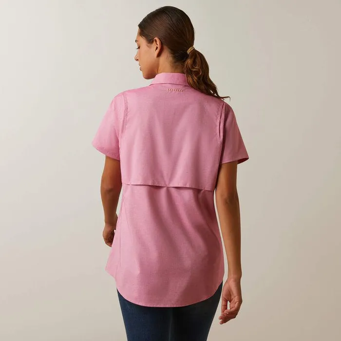 Women TShirts and Tops Ariat Rebar Made Tough VentTEK DuraStretch Work Shirt Cherry Jubilee