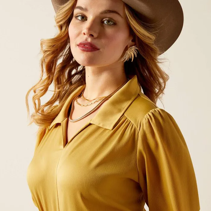 Women TShirts and Tops Ariat Shimmer Top Antelope