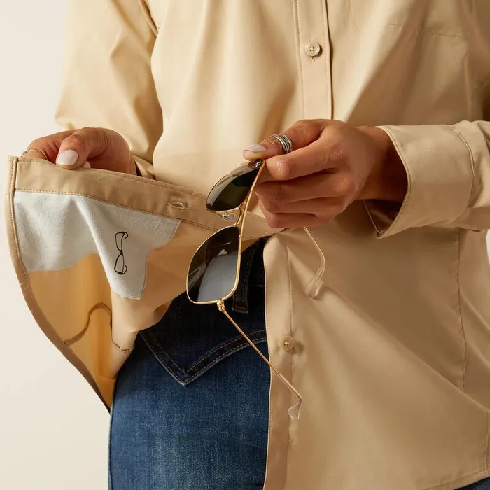 Women TShirts and Tops Ariat VentTEK Stretch Shirt White Pepper Women TShirts and Tops Ariat VentTEK Stretch Shirt White Pepper