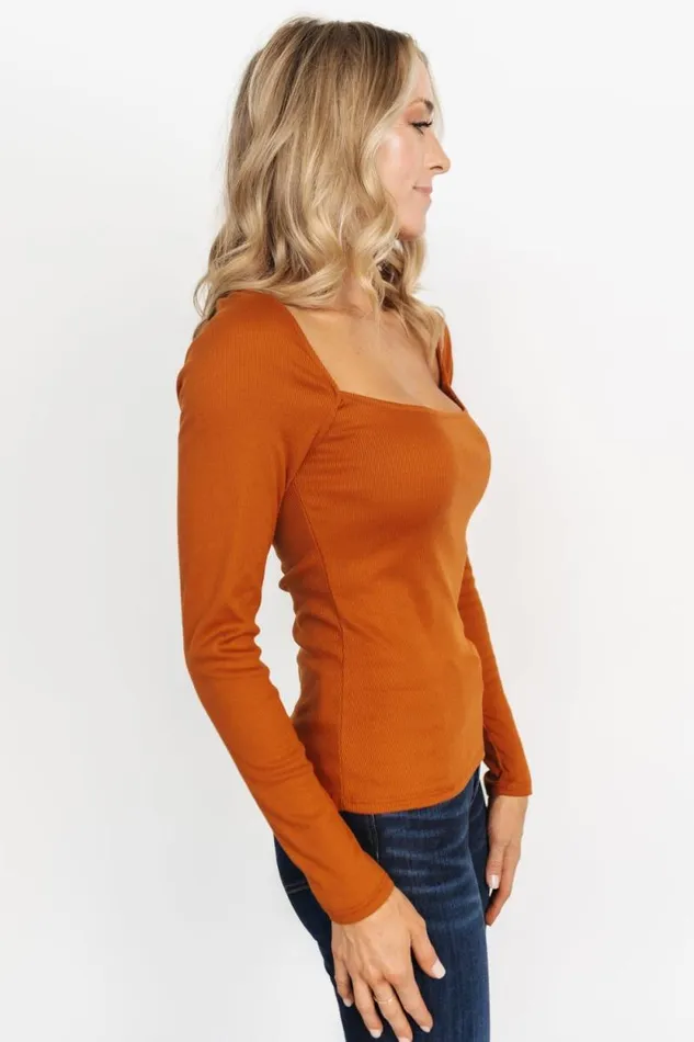 Women Taylor Ribbed Top Spice Baltic Born Blouses and Shirts Women Taylor Ribbed Top Spice Baltic Born Blouses and Shirts