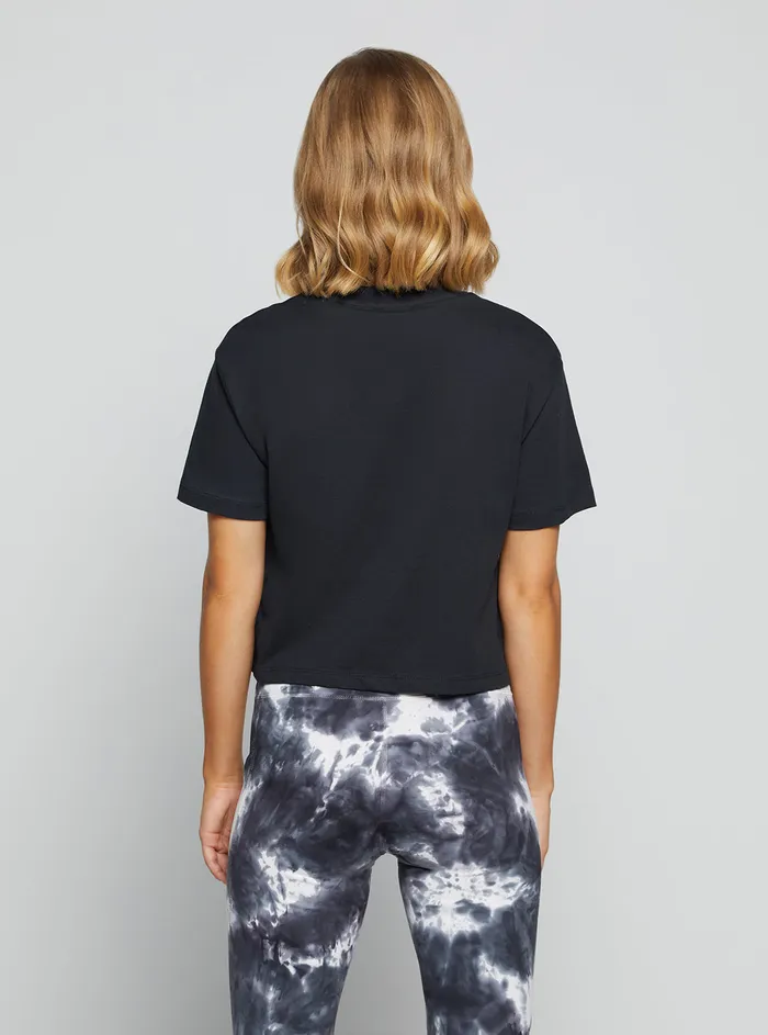 Women Tees and Tanks GUESS Eco Blue Adele Active Crop Tshirt