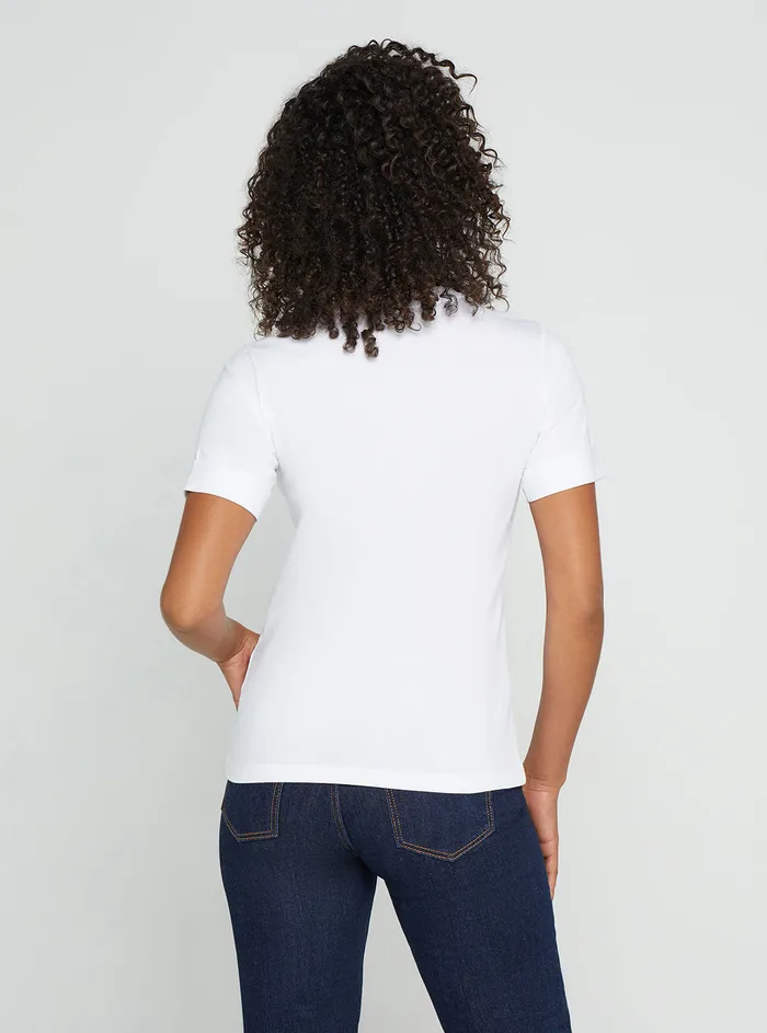 Women Tees and Tanks GUESS Eco White Gisela Tshirt Women Tees and Tanks GUESS Eco White Gisela Tshirt
