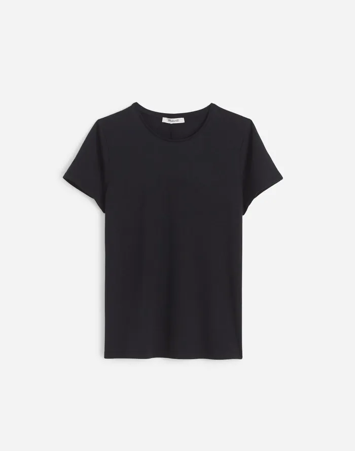 Women Tees Madewell Essential Fit Tee Jet Black