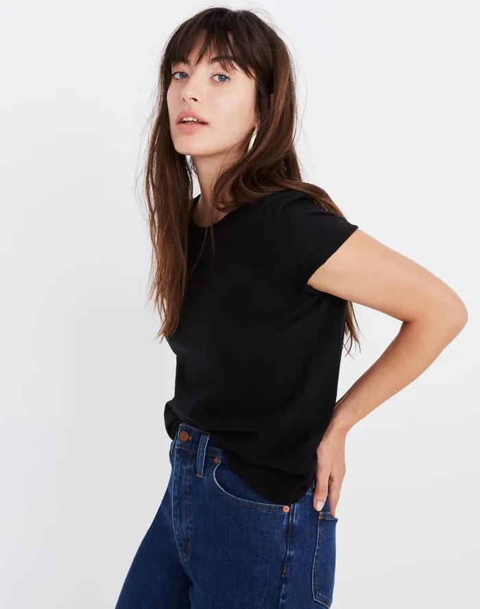 Women Tees Madewell Northside Vintage Tee True Black