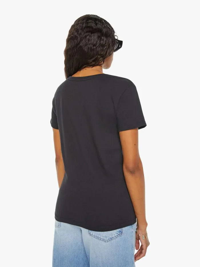 Women Tees Tanks Mother Denim Gemini Zodiac Tee Black