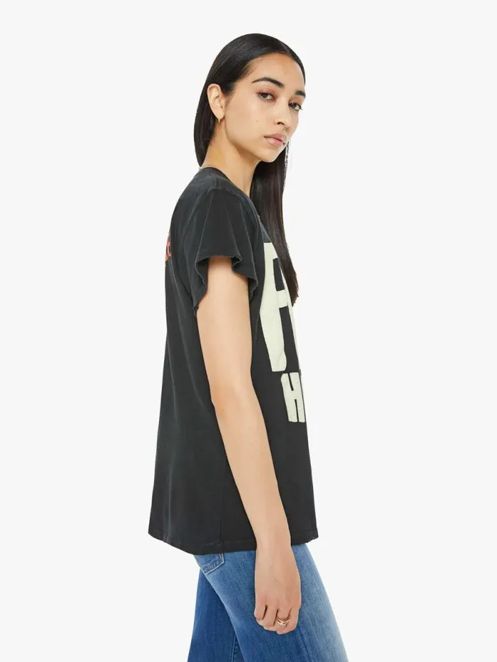 Women Tees Tanks Mother Denim Soundgarden Tee Black charcoal