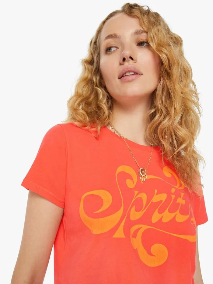 Women Tees Tanks Mother Denim The Lil Goodie Goodie Orange