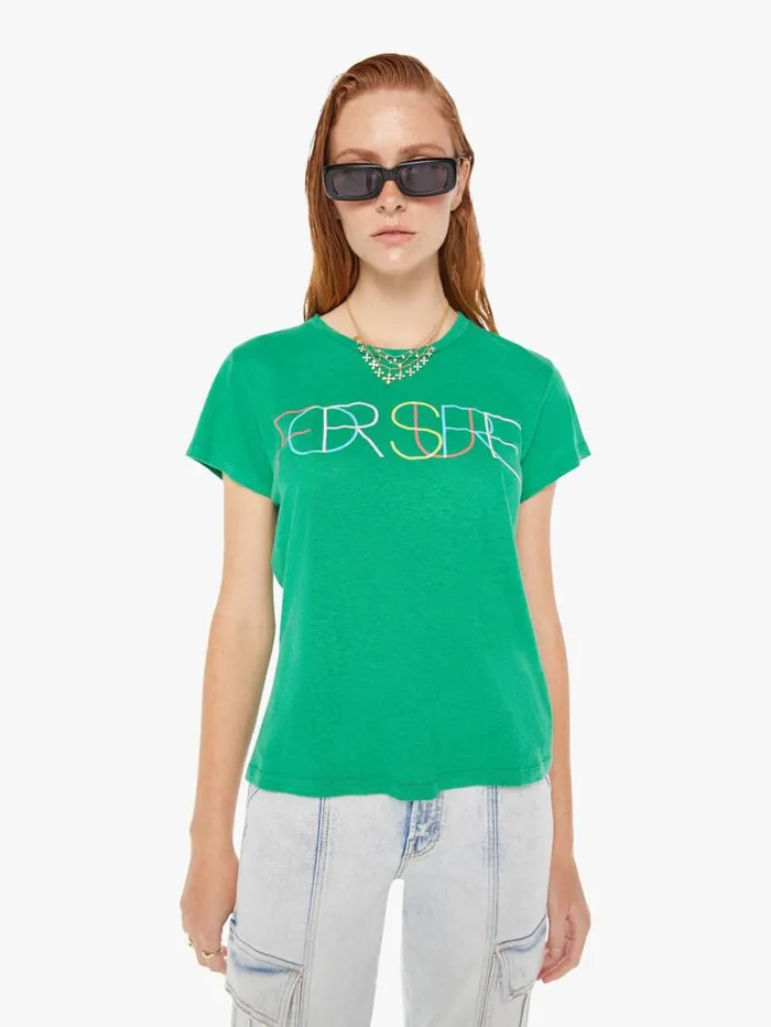 Women Tees Tanks Mother Denim The Sinful Green