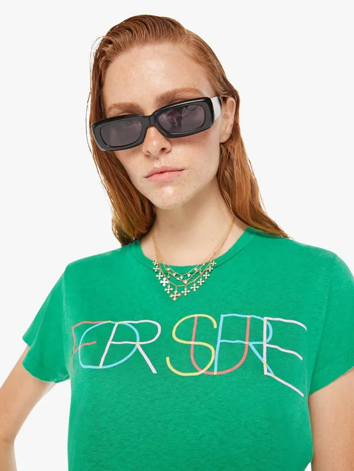 Women Tees Tanks Mother Denim The Sinful Green