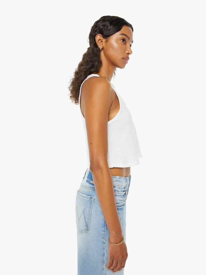 Women Tees Tanks Mother Denim The Swinger Tank White