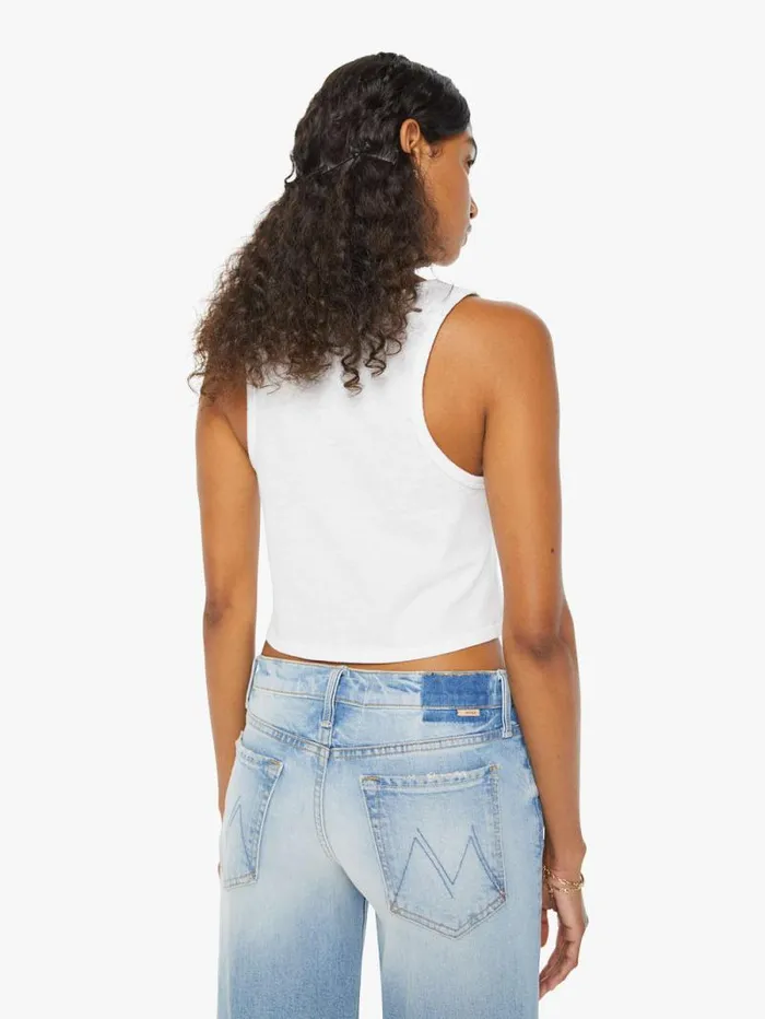 Women Tees Tanks Mother Denim The Swinger Tank White