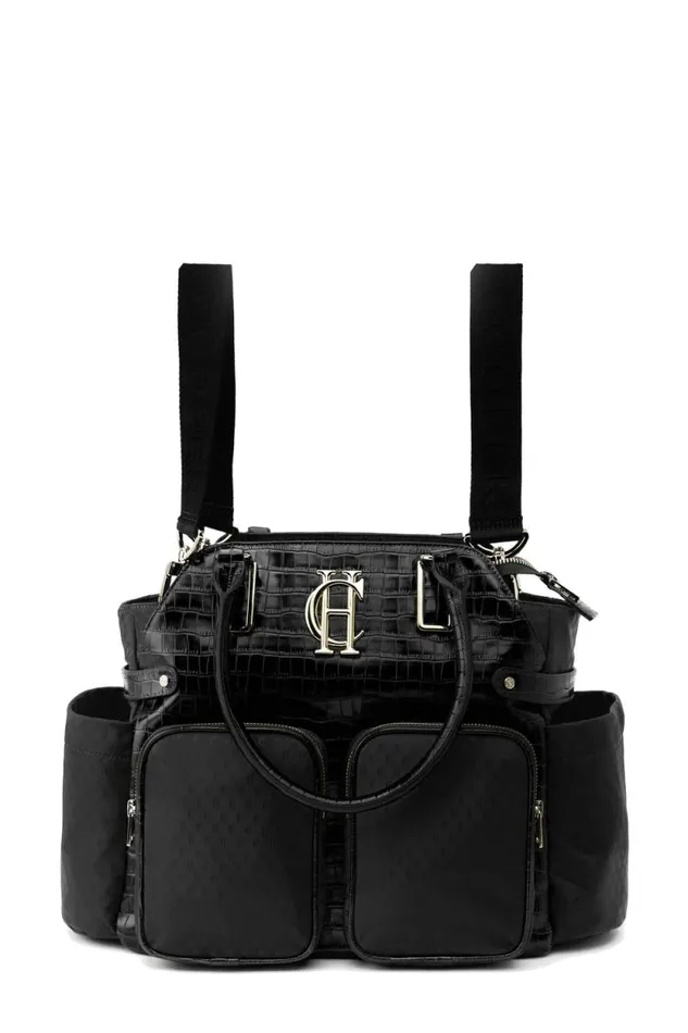 Women Thames Changing Bag Black Monogram Holland Cooper Bags
