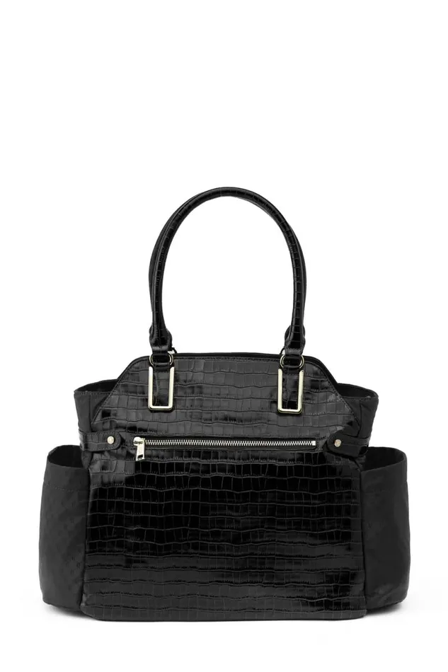 Women Thames Changing Bag Black Monogram Holland Cooper Bags