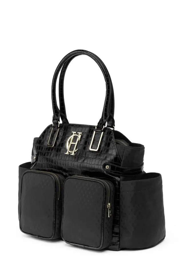 Women Thames Changing Bag Black Monogram Holland Cooper Bags