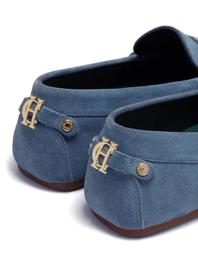 Women The Driving Loafer Soft Blue Holland Cooper Loafers Women The Driving Loafer Soft Blue Holland Cooper Loafers