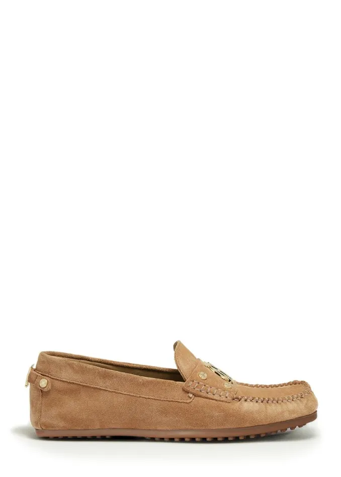 Women The Driving Loafer Taupe Holland Cooper Loafers