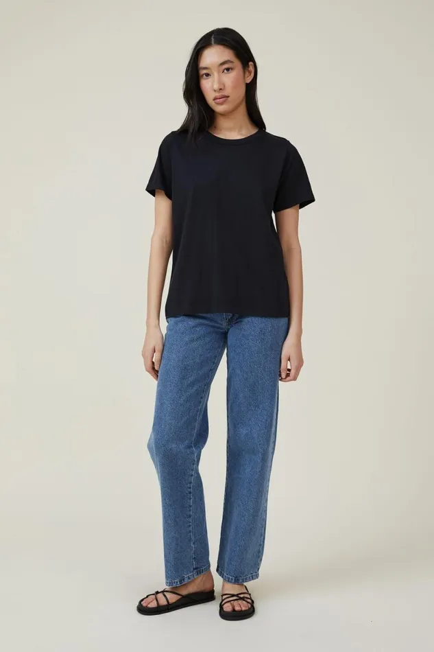 Women Tops Cotton On The Classic Organic Tee Black