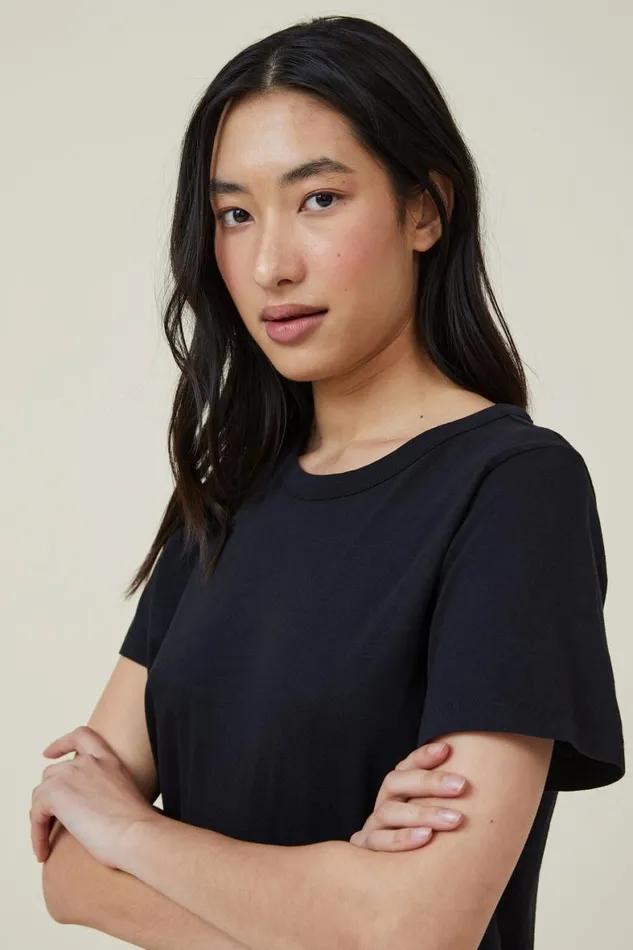 Women Tops Cotton On The Classic Organic Tee Black