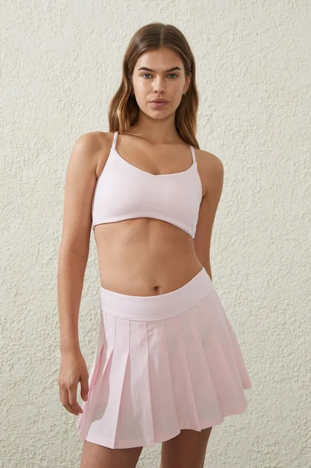 Women Tops Cotton On Ultra Soft Twist Back Crop Cherry Dream