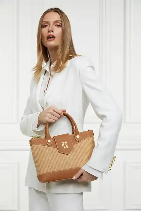 Women Valencia Mini Tote Tan Holland Cooper Bags