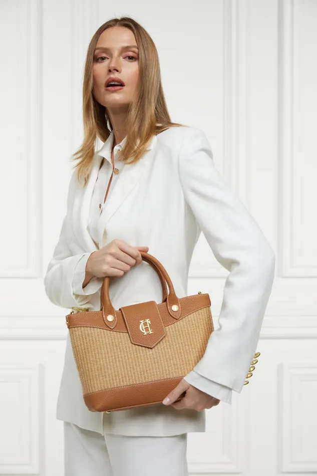 Women Valencia Mini Tote Tan Holland Cooper Bags