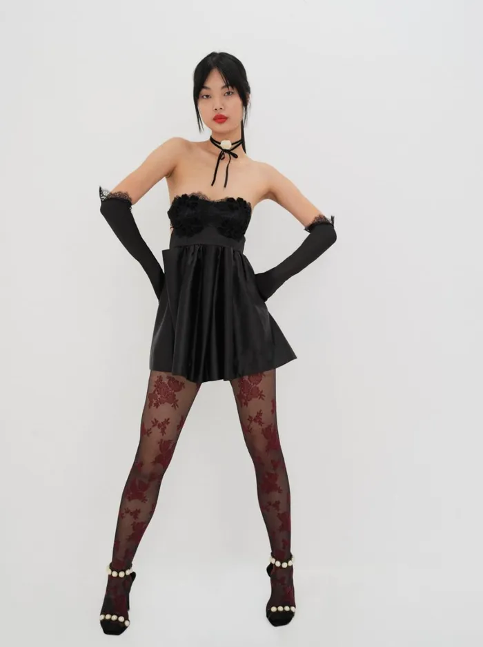 Women Virginia Mini Dress Black For Love and Lemons Dresses Women Virginia Mini Dress Black For Love and Lemons Dresses