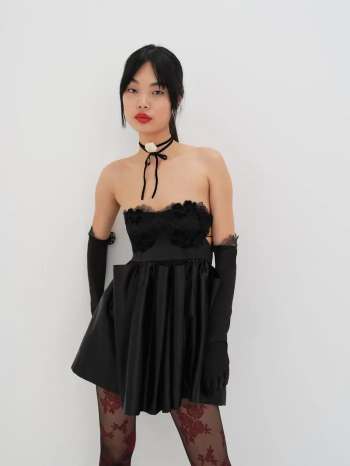 Women Virginia Mini Dress Black For Love and Lemons Dresses Women Virginia Mini Dress Black For Love and Lemons Dresses