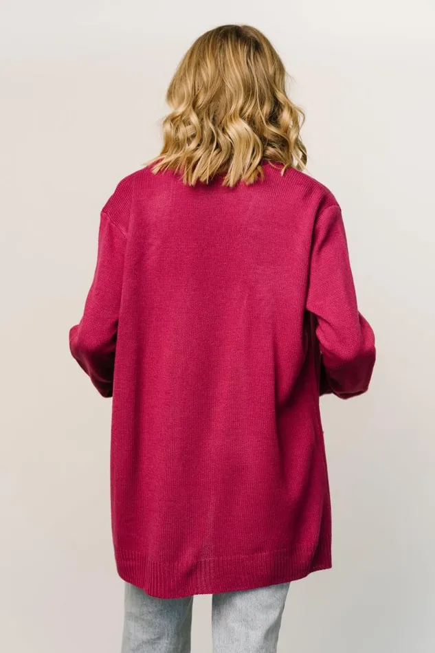 Women Wallen Knit Cardigan Berry Baltic Born Cardigans Women Wallen Knit Cardigan Berry Baltic Born Cardigans