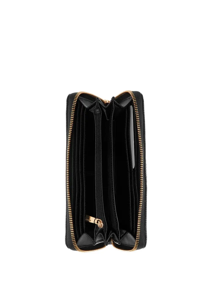 Women Wallets GUESS Black Logo Laurel Large Wallet