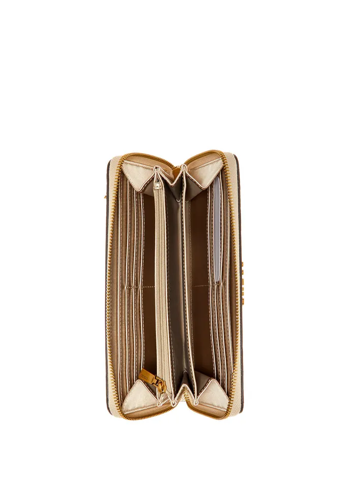 Women Wallets GUESS Natural Snake Print James Croco Large Wallet Women Wallets GUESS Natural Snake Print James Croco Large Wallet