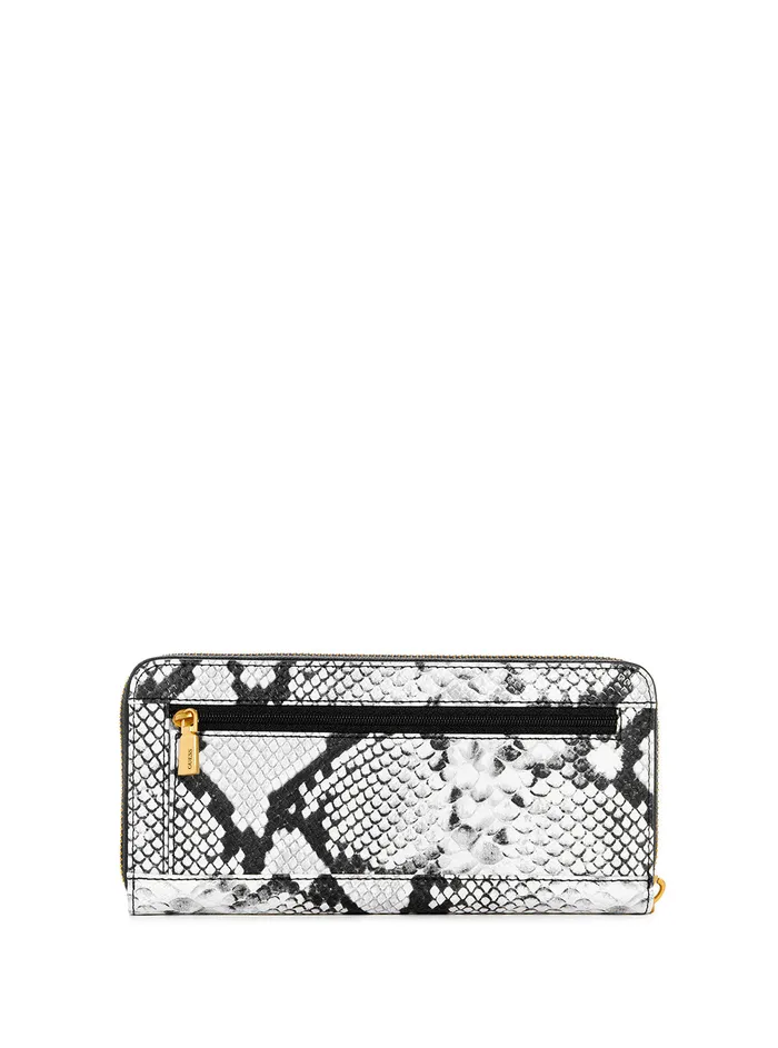 Women Wallets GUESS Natural Snake Print James Croco Large Wallet Women Wallets GUESS Natural Snake Print James Croco Large Wallet
