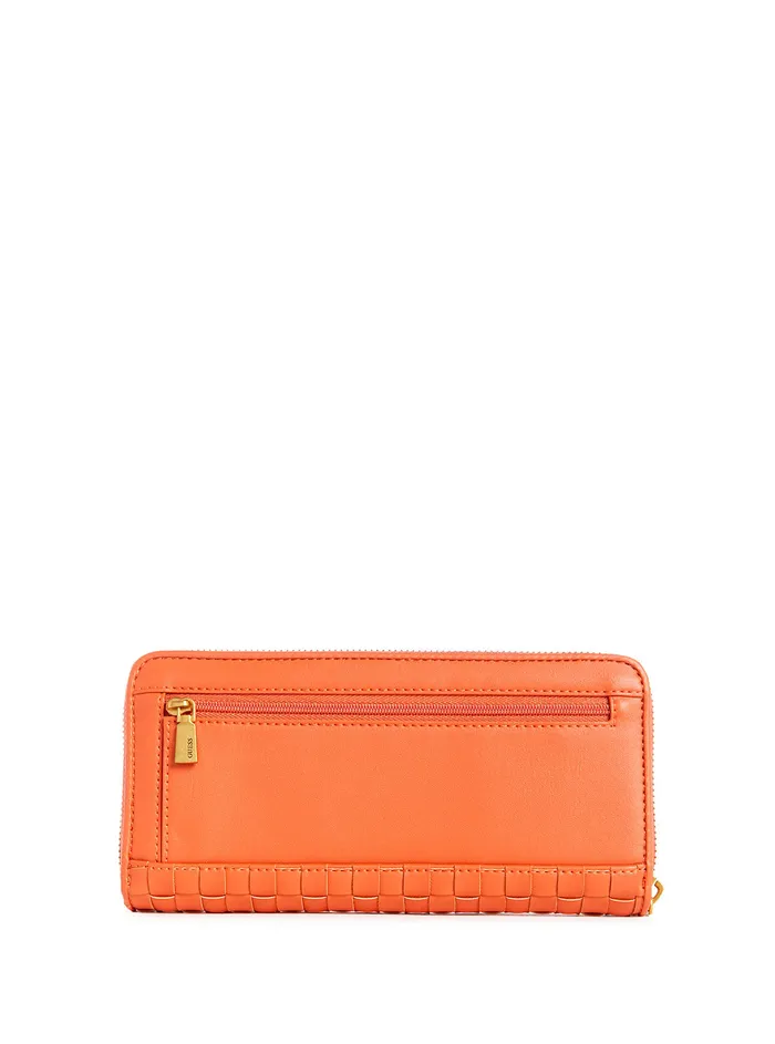 Women Wallets GUESS Papaya Lisbet Large Wallet Women Wallets GUESS Papaya Lisbet Large Wallet