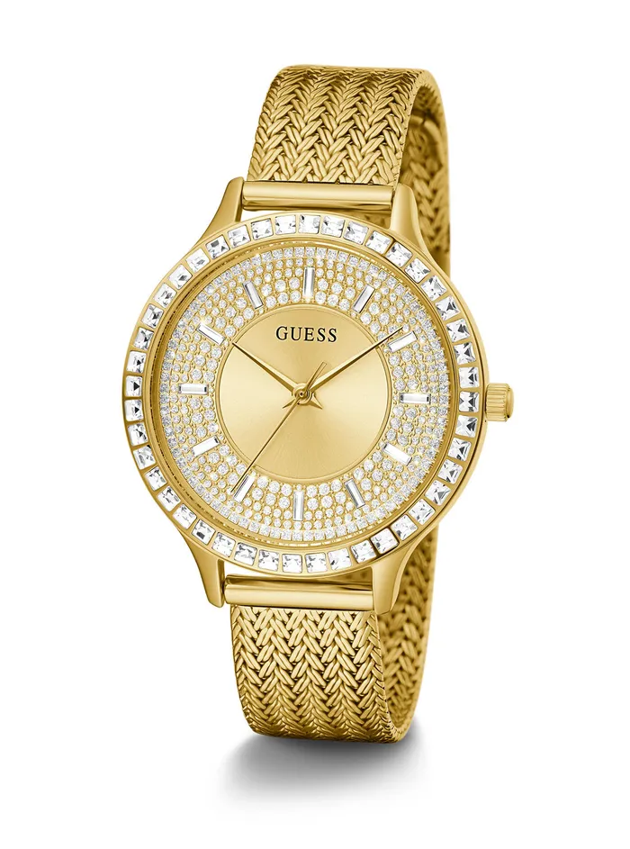 Women Watches GUESS Gold Soiree Mesh Watch Women Watches GUESS Gold Soiree Mesh Watch