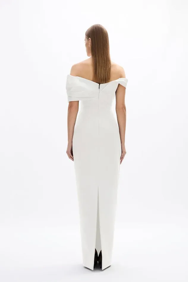 Women White Dresses Rachel Gilbert DELILA GOWN Women White Dresses Rachel Gilbert DELILA GOWN
