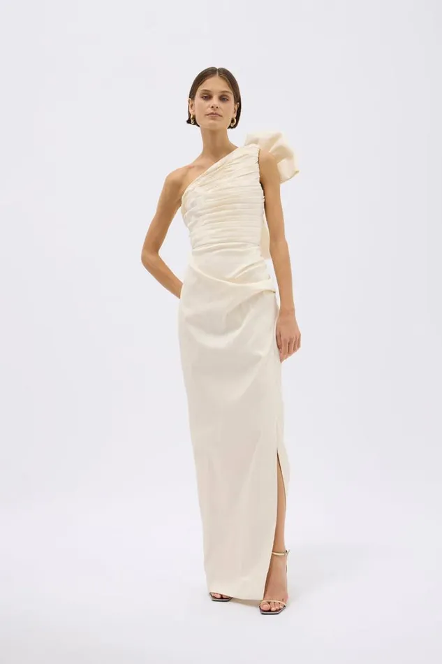 Women White Dresses Rachel Gilbert OLIVE GOWN